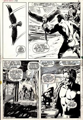 Gene Colan, Joe Sinnott | Captain America #118 P 5 (2Nd Ever Falcon & Redwing Appearance! | Romitaman