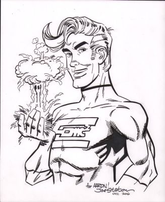 Joe Staton | E-Man Commission - Signed - Nycc 2016 | Anthony’s Comic Book Art