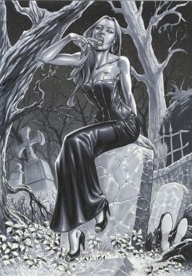 Marco Santucci | Girl Power Portfolio: Vampire Girl | Raremarq (Buy It Now)