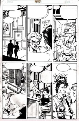 Adam Hughes, Bob Wiacek | Penthouse Comix #5 P 13 (Sexy Babe Page!) 1995 | Romitaman