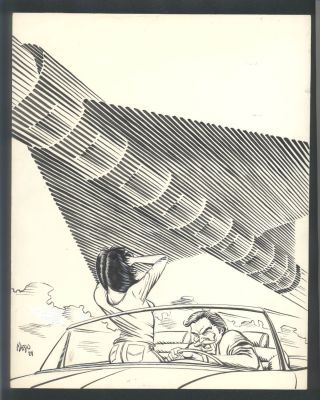 Mario Hernandez | Back Cover To Love And Rockets # 2 - Mario Hernandez Issue Love And Rockets # 2 Page Back Cover | Koch Comic Art