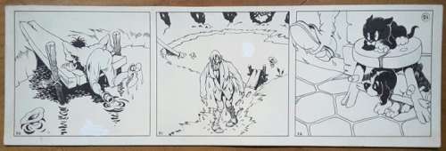 Calvo, Edmond-François - Strip original - Coquin le petit Cocker - [années ’50] | Catawiki