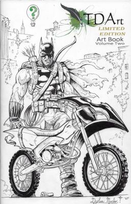 Dylan Macko | Batman Dc Sketch Cover - Tdart Volume 2 Art Book | TDArt