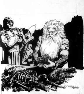 Ribera | Â« L’Alchimiste Suprême Â». Encre de Chine noire pour le dessin de | Tessier Sarrou