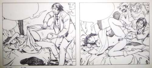 Manara, Milo  - original strip "Click-Il Gioco" (1994) | Catawiki