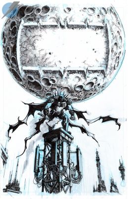 Chris Burnham - Absolute Batman Issue 9 Page Cover