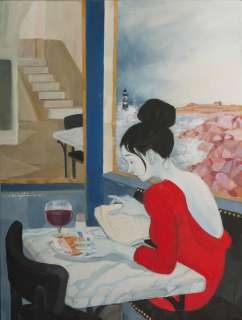 Cinzia Ghigliano (1952), Leggendo George Simenon | Cambi Casa d’Aste