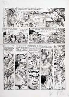 Delaby Philippe ( 1961 - 2014 ) | Encre de chine, Planche 28 de la page 26, Étoile polaire,… | Stanley’s Auction