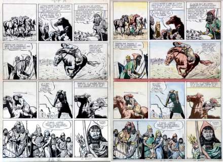 Sirius | Les Timour, planche n°14 Ã  l’encre de Chine de l… | Banque Dessinée