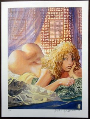 Milo Manara - "Aphrodite" Lithograph - Signed in Original and Extended (2006). | eBay Europe (Buy It Now)