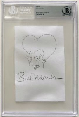 BILL MORRISON SIGNED & SKETCH BECKETT ART AND AUTO FUTURAMA CAROL MILLER "MOM" | eBay US (Buy It Now)