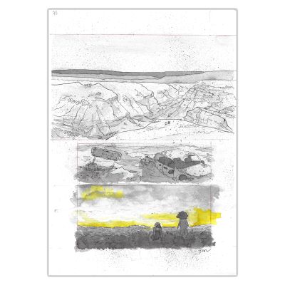 Anne Masse | Asphalte Sauvage - Planche originale 77 | Achetez de l’Art