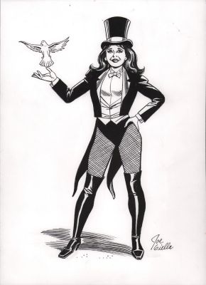 Joe Giella | Zatanna Full Figure Commission - Signed | Anthony’s Comic Book Art