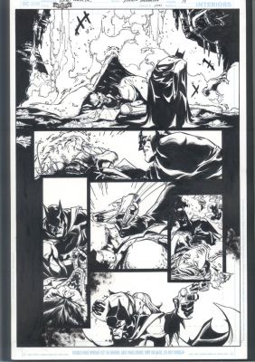 Andrew Hennessey Brad Walker | Brad Walker Detective Page - Batman Battles Giant Vampire Bat Issue Detective Comics # 1001 Page 14 | Koch Comic Art