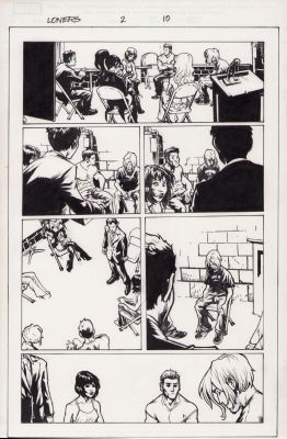 Karl Moline | Loners #2 Pg.10 - Interior Page - 2007 | Anthony’s Comic Book Art