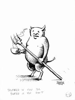 Shannon Wheeler - too much coffee man - gag panel - #23