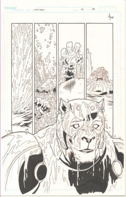 Jason Howard | Astounding Wolfman Issue 19 Page 19 | Splash Page