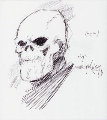 Barry Kitson | Ghost Rider Ink Commission - Signed | Anthony’s Comic Book Art
