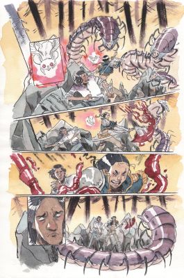 Morgan Beem | Author Immortal # 4 Page 16 | The Artist Bullpen