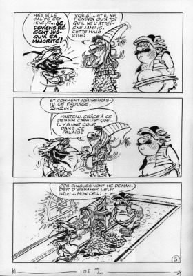 Tabary Jean | Planche originale 2 pour Iznogoud Ã©dition de poche de Jean Tabary | Galerie Napoléon