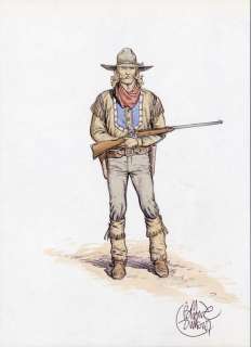 Blanc Dumont, Michel - Dessin original en couleur directe - Jonathan Cartland | Catawiki