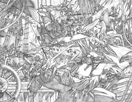 Alisson Rodrigues | Lady Death: Pirate Queen Page 02 And 03 | ComiConArt