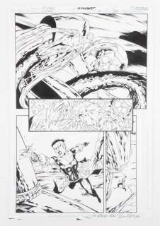 Ron Randall Art Thibert DC Comics Outsiders 42 Art | Bruneau & Co. Auctioneers