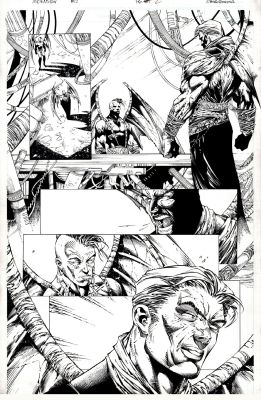 Brian Ching | Ascencion #12 P 2 Semi-Splash (Super Detailed Images of Lucien!) 1999 | Romitaman