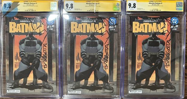 Nick Dragotta | *Cgc* Issue Absolute Batman #1 Page Cgc 9.8 | Felix Comic Art