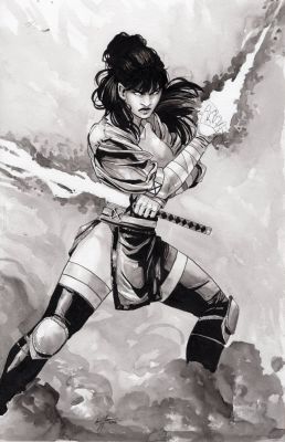 Lori Hanson | Psylocke Pinup X-Men | TDArt