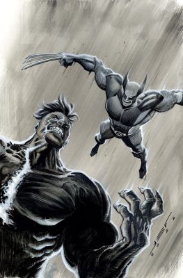 Juan Ferreyra - Infernal Hulk Vs Wolverine Issue 01 Page Cover