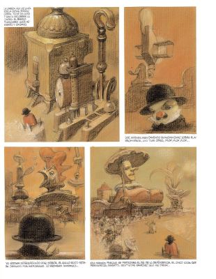 NINE Carlos - Planche originale 32 de FANTAGAS par Carlos NINE