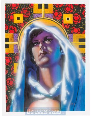Ghost 33 Painted Cover By Tony Harris Issue 33 Page 0 | BritComicsArt