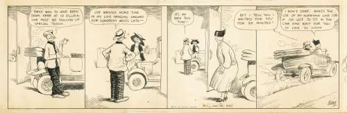 Frank King | Gasoline Alley daily strip | Galerie Laqua