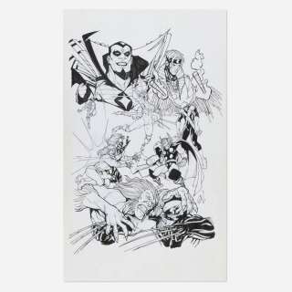 Gustavo Vazquez, X-Men Milestones: Mutant Massacre Trade Paperback Cover (Marvel Comics, 2019) | Landry Pop Auctions