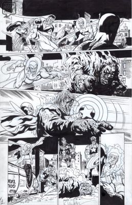 Kieron Dwyer | Avengers 57 Page 15 | Panel Page Art