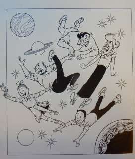 Geerts, Paul -  Originele cover Suske en Wiske - Sterren en Planeten (1999) | Catawiki