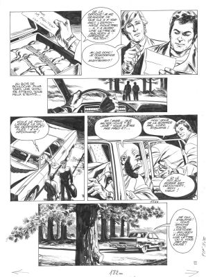 Marcello Rafael Carlo | Planche originale 11 AMICALEMENT VOTRE histoire courte - Cigarette au cyanure - | Galerie Napoléon