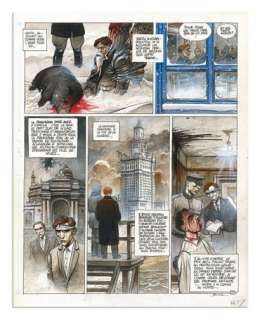 Bilal | ENKI BILAL Partie de chasse, Dargaud 1983 Planche... | Daniel Maghen Enchères