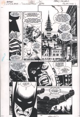 Bill Reinhold | Batman: Legends of the Dark Knight #155 P.14 - Colossus Part Two - Signed - 2002 | Anthony’s Comic Book Art