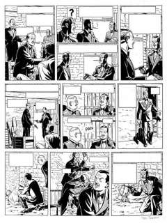 Benoit. Ted. (Né En 1947) | BENOIT. Ted. Â«Blake et MortimerÂ». Encre de Chine noire pour la planche | Tessier Sarrou