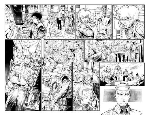 Esau And Isaac Escorza | Tmnt: the Last Ronin II Re-Evolution( Issue 5 Page 4 And 5 | Albert Moy