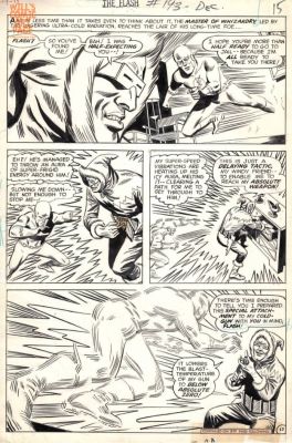 Ross Andru Mike Esposito | Flash #193 Pg 13 (Dc, 1969) Vs Captain Cold | Will’s Comic Art Page