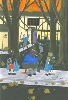 Simon Hanselmann | Werewolf Jones & Sons Zine Back Cover (2023) | Scott Eder
