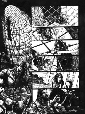 Secher Valentin | Planche originale 20 - CONAN LE CIMMERIEN - L’Heure du Dragon ( T.12 ) | Galerie Napoléon