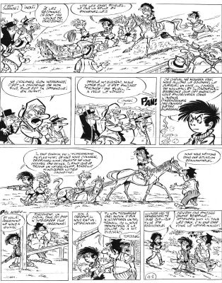 Tabary | TOTOCHE, planche originale 41 Sa dernière course | Galerie Napoléon