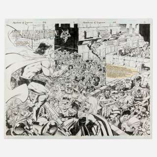 Barry Kitson, Adventures of Superman #518 Story Page 2-3 Original Art (D.C. Comics, 1994) | Landry Pop Auctions