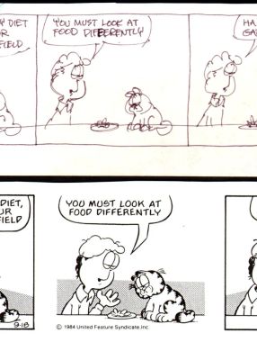 Jim Davis – Garfield – Daily strip prelims x5 – Batch 2 | Berserker Art