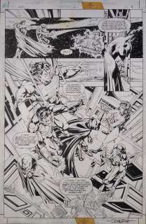 Howard Porter / John Dell - JLA #2 p.2 Morrison/Porter Run 1997