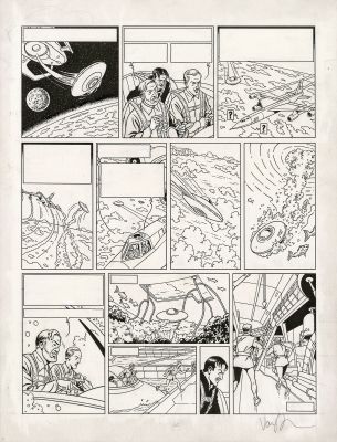 Van Dongen | Blake et Mortimer T. 31 La menace Atlante | Galerie Champaka